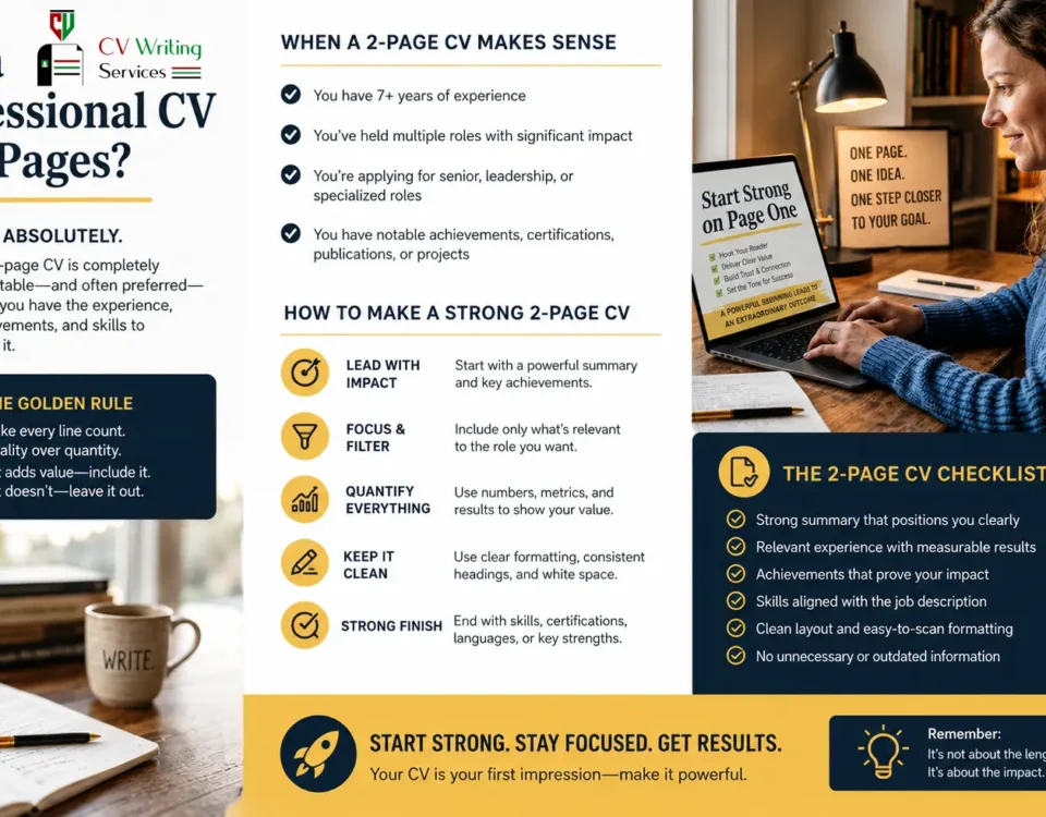 Can a Professional CV Be 2 Pages
